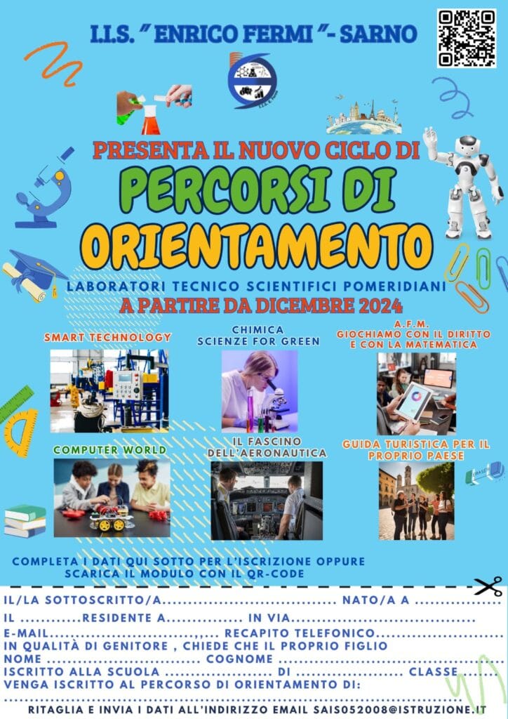 Locandina percorsi di orientamento